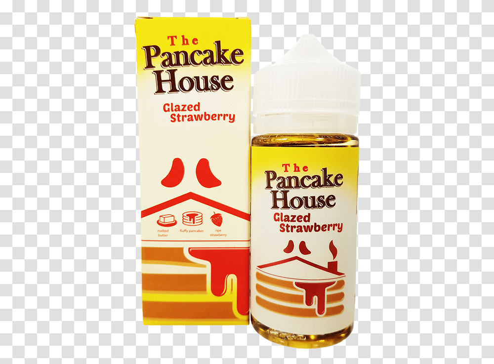 Pancake House Vape Juice, Bottle, Syrup, Seasoning, Food Transparent Png
