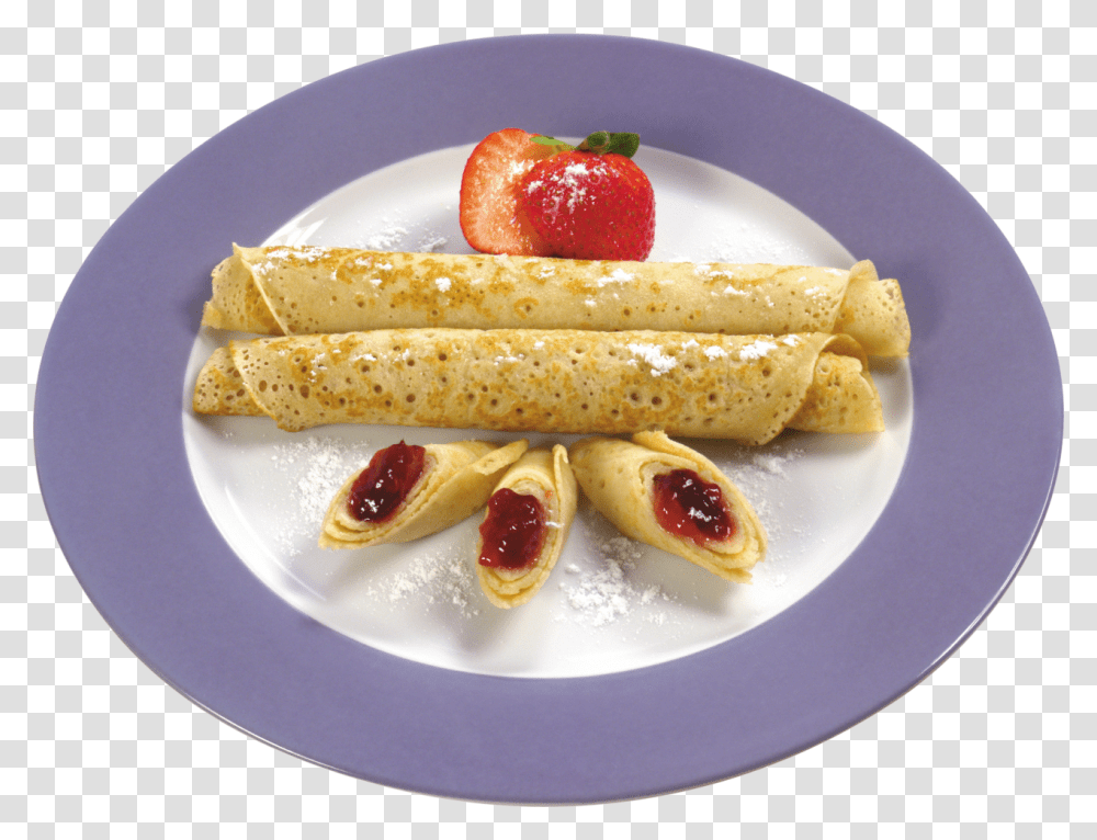 Pancake Image, Strawberry, Fruit, Plant, Food Transparent Png