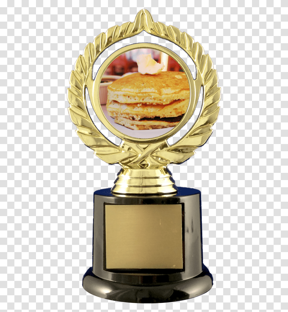 Pancake Trophy, Burger, Food, Sandwich, Gold Transparent Png