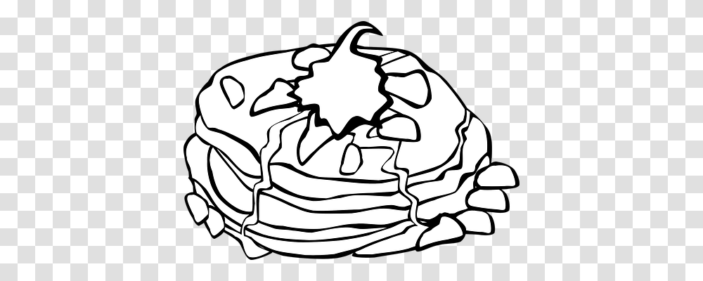 Pancakes Food, Dessert, Cream, Creme Transparent Png