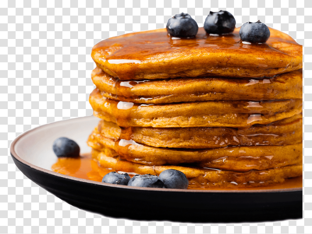 Pancakes Bee Cherries And Pistachios Bee, Bread, Food, Plant, Blueberry Transparent Png