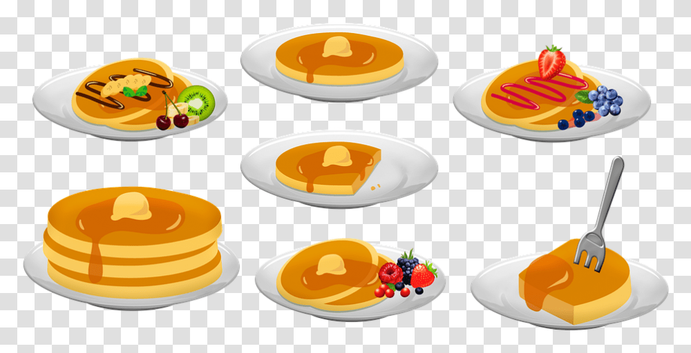 Pancakes Berries Butter Chocolate Blueberry, Dish, Meal, Food, Plant Transparent Png
