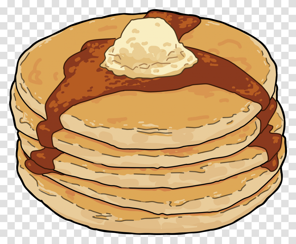 Pancakes Clipart Fruit Pancake Drawing, Bread, Food, Birthday Cake, Dessert Transparent Png