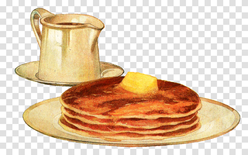 Pancakes Clipart Pannekoek Pannekoek, Bread, Food, Saucer, Pottery Transparent Png