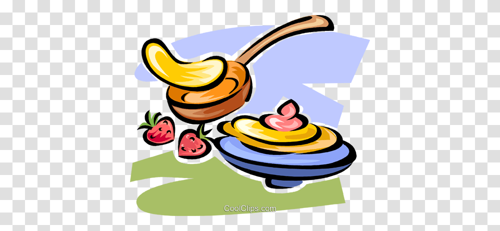 Pancakes Royalty Free Vector Clip Art Illustration, Label, Bowl, Food Transparent Png