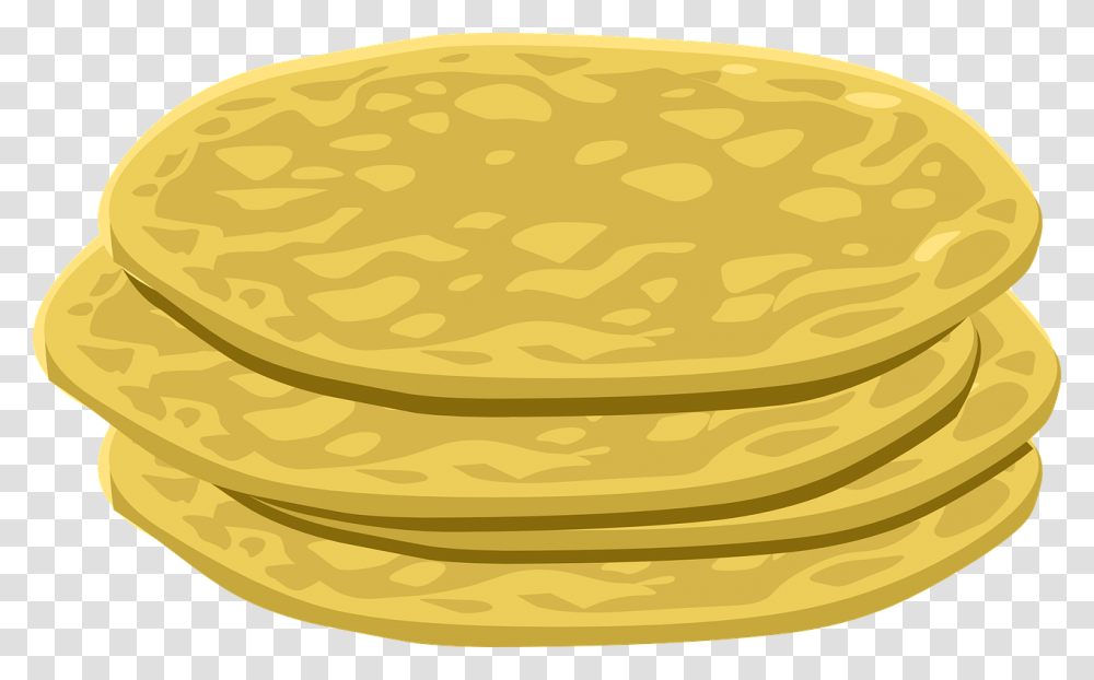 Pancakes Stack Breakfast Free Picture Tortilla Clipart, Rug, Food, Oval, Gold Transparent Png