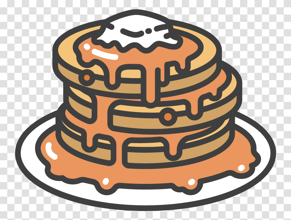 Pancakes With Maple Syrup Shirt Clip Art, Dessert, Food, Birthday Cake, Clothing Transparent Png