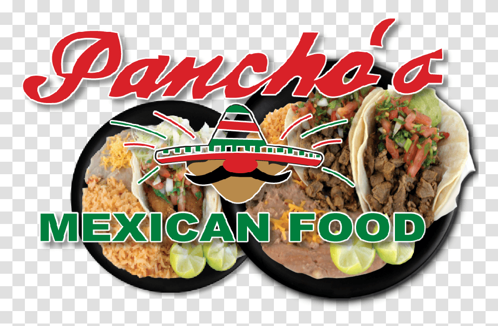 Panchos Mexican Food Panchos Restaurant In Mo, Taco, Meal, Lunch, Dinner Transparent Png