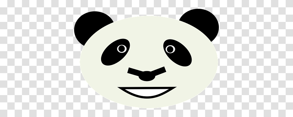 Panda Stencil, Disk, Pillow Transparent Png