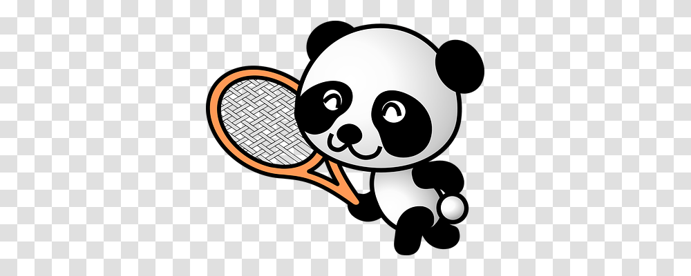 Panda Sport, Racket, Tennis Racket, Label Transparent Png