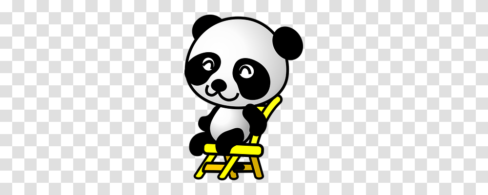 Panda Emotion, Stencil, Poster, Advertisement Transparent Png