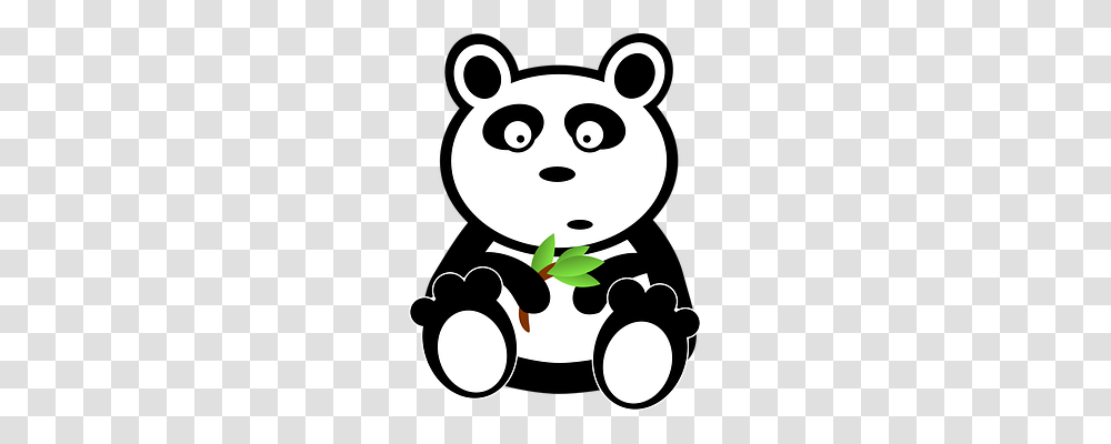 Panda Food, Stencil Transparent Png