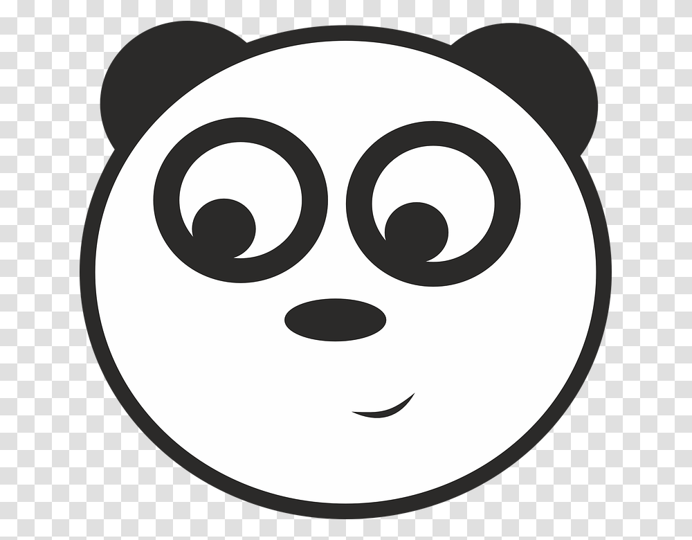 Panda Animal Zoo Pandas Image A Smile Jungle Giant Panda, Logo, Trademark, Stencil Transparent Png