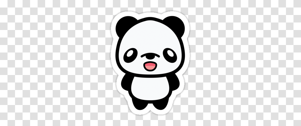 Panda, Animals, Stencil, Label Transparent Png