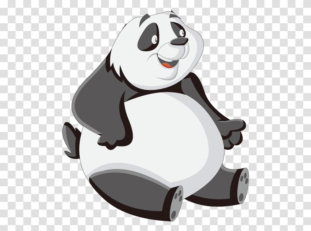 Panda Cartoon Animated Background Animal, Mammal, Bird, Wildlife, Penguin Transparent Png