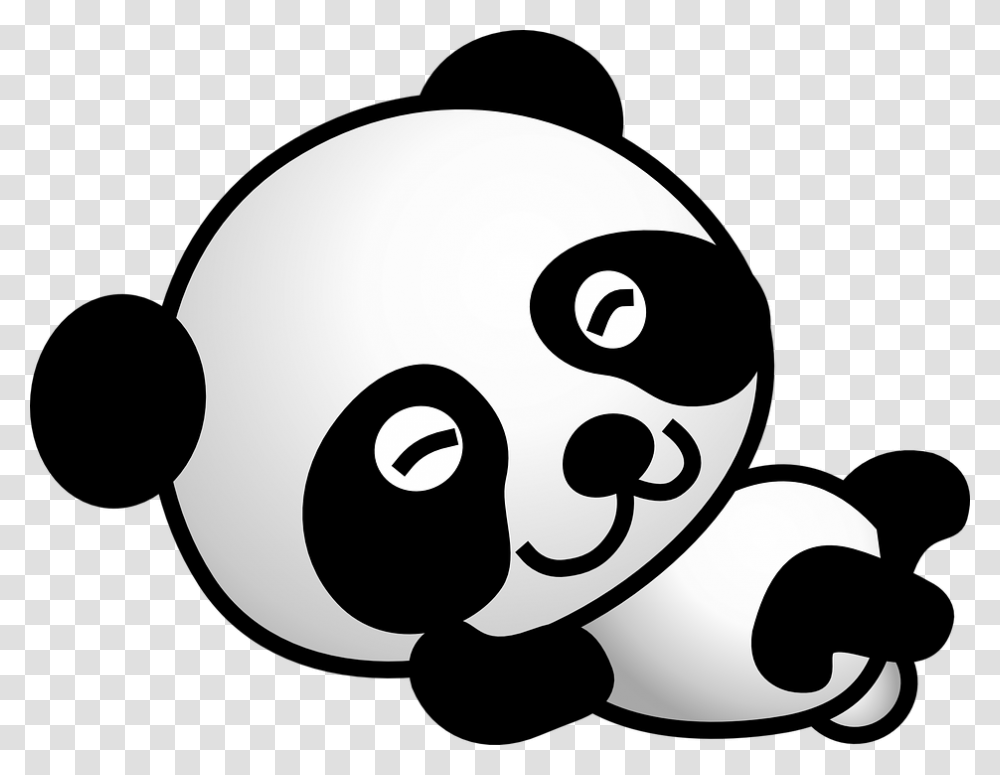 Panda Cartoon Panda Cartoon Background, Stencil, Helmet, Apparel Transparent Png