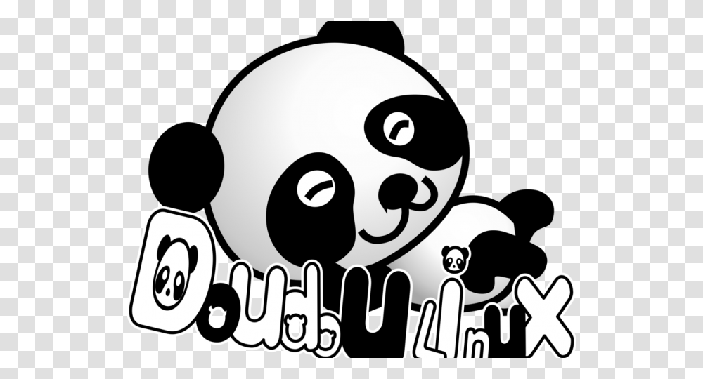Panda Clipart Clip Art Baby Panda Cartoon Background, Label, Giant Panda, Stencil Transparent Png
