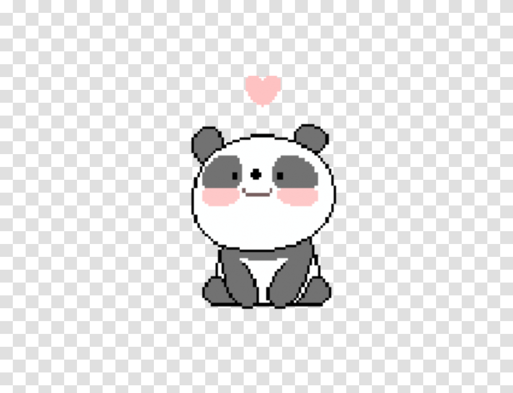 Panda Cute Tumblr Pixel Petsandanimals, Indoors, Room, Bathroom, Cupid Transparent Png