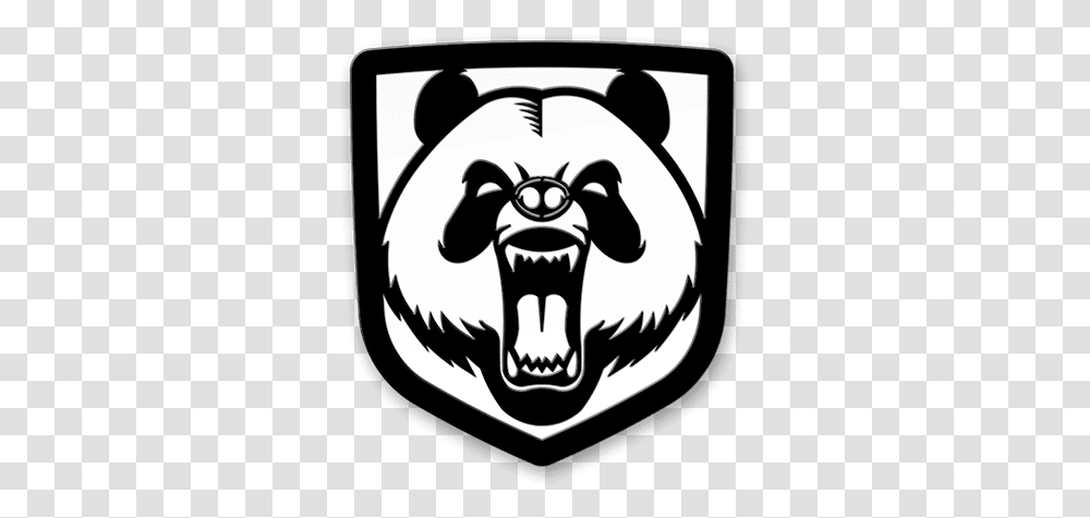 Panda Emblem, Label, Logo Transparent Png