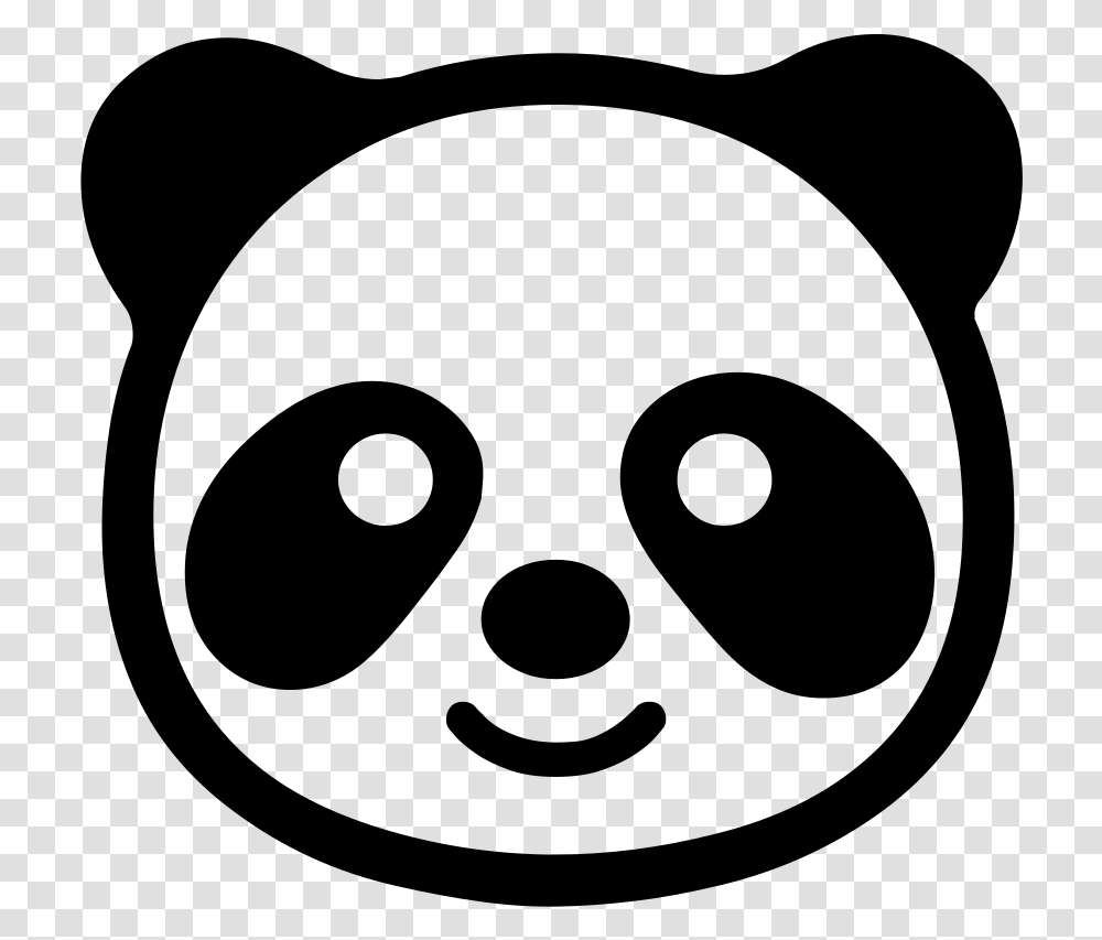 Panda Emoji Android Emoji, Gray, World Of Warcraft Transparent Png