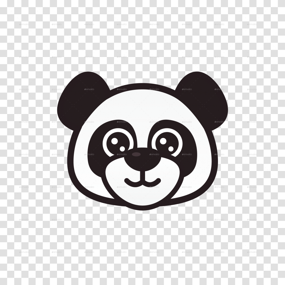 Panda Emoticon, Logo, Plant Transparent Png
