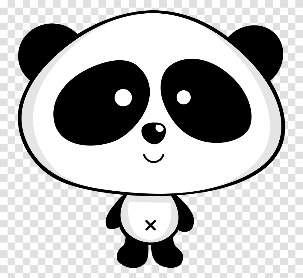 Panda Funny Love Cute C2c Drawing Cartoon Panda Face, Stencil, Symbol, Label, Text Transparent Png
