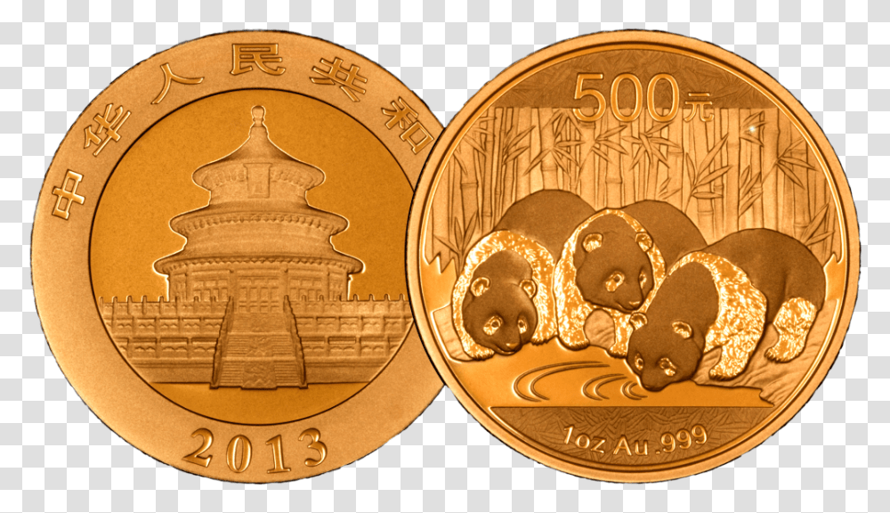 Panda Gold Coins Coin, Money, Clock Tower, Architecture, Building Transparent Png