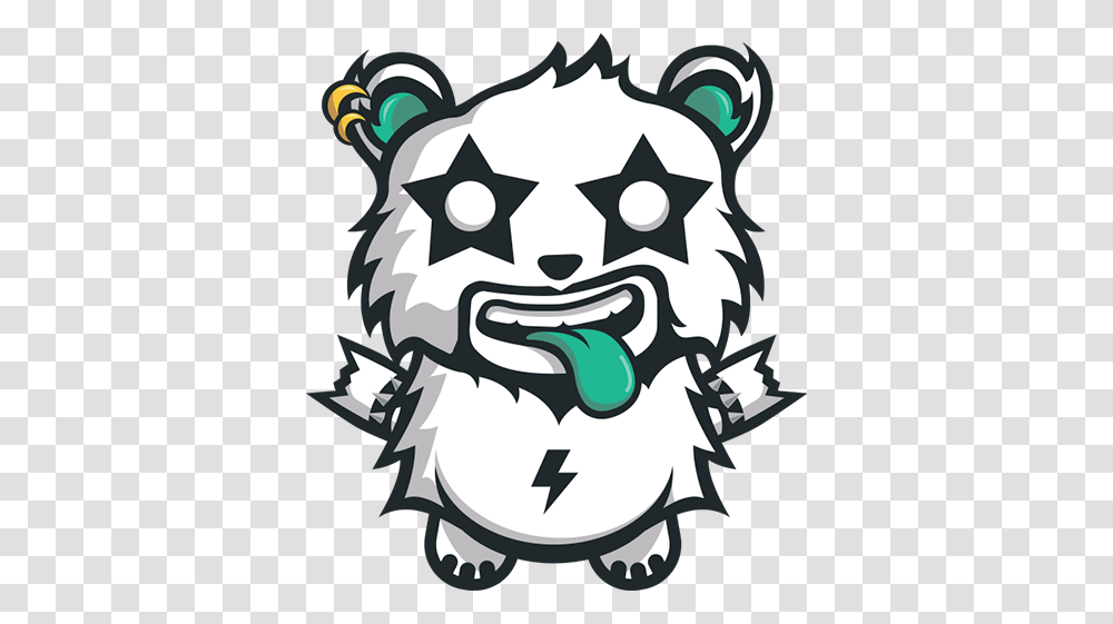 Panda, Stencil, Poster Transparent Png