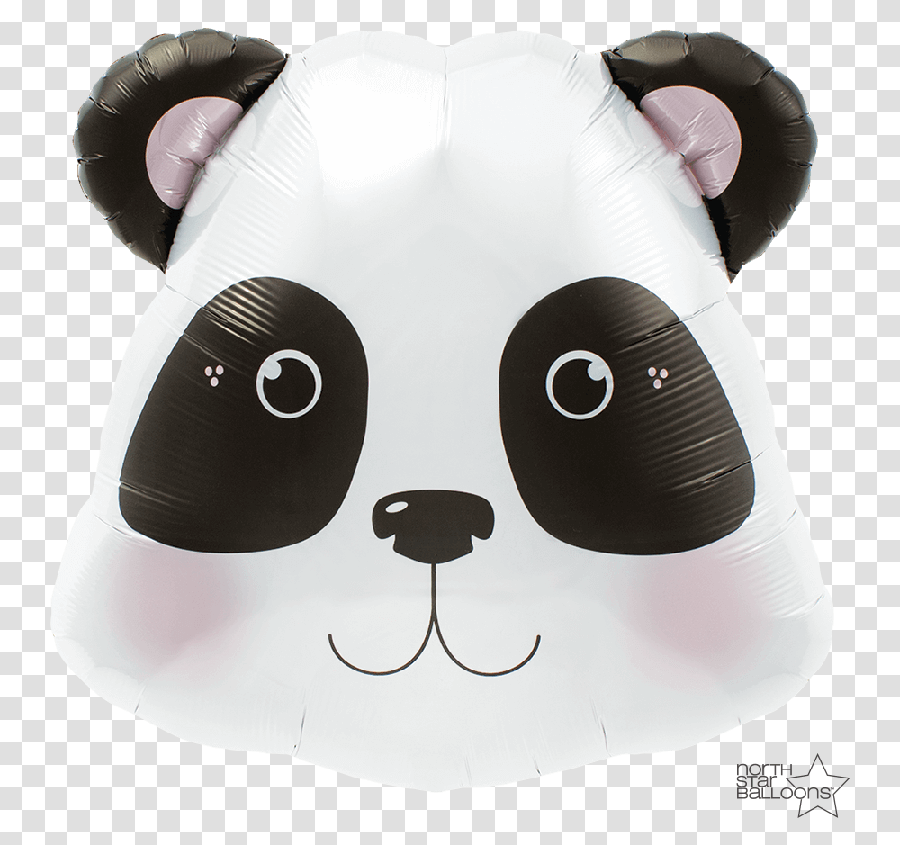 Panda Head 28 In Download Panda Balloon Dubai, Pillow, Cushion, Baseball Cap, Hat Transparent Png