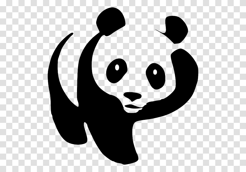 Panda Hugs, Stencil, Label Transparent Png