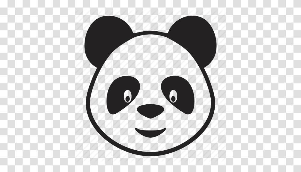 Panda Icon Image, Animal, Mammal, Gray, Wildlife Transparent Png