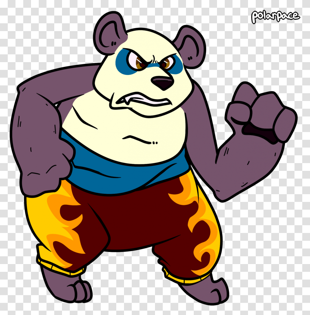 Panda King One Of My Favorite Sly Villains Cartoon, Hand, Fist, Mascot Transparent Png