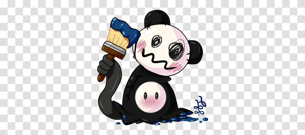 Panda Mimikyu Pokemon Mimikyu Panda, Brush, Tool Transparent Png