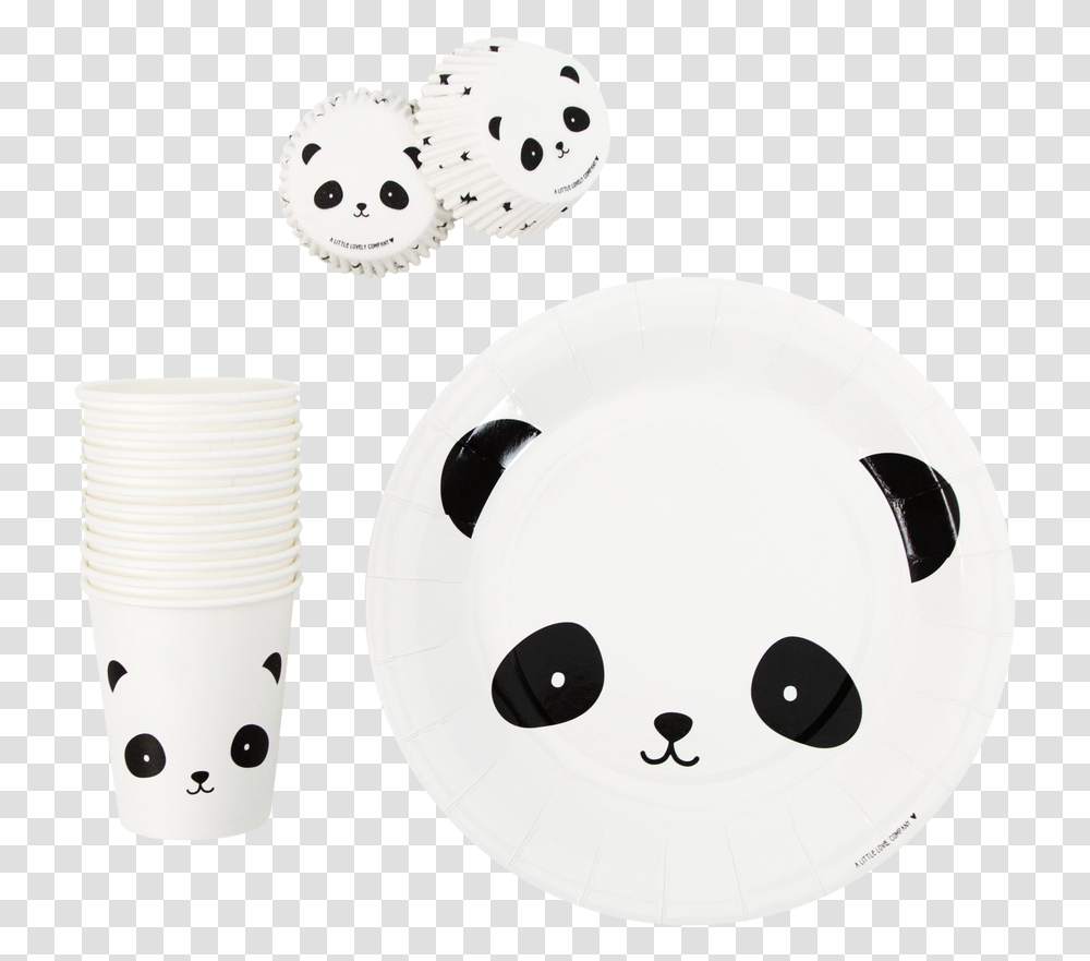 Panda Paper PlateData Rimg LazyData Rimg Scale Panda Paper Plate, Animal, Mammal, Porcelain Transparent Png