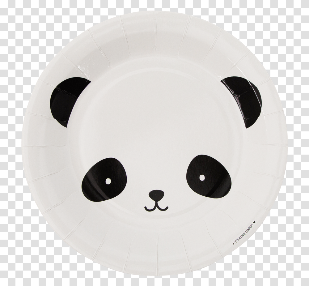 Panda Paper PlateData Rimg LazyData Rimg Scale Panda Paper Plates, Hubcap, Porcelain, Pottery Transparent Png
