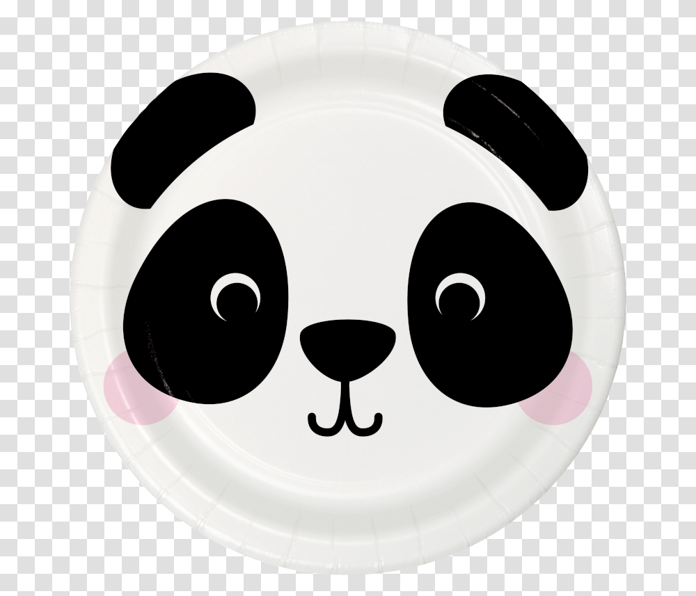 Panda Party Dinner Plates Cartoon, Soccer Ball, Football, Team Sport, Sports Transparent Png