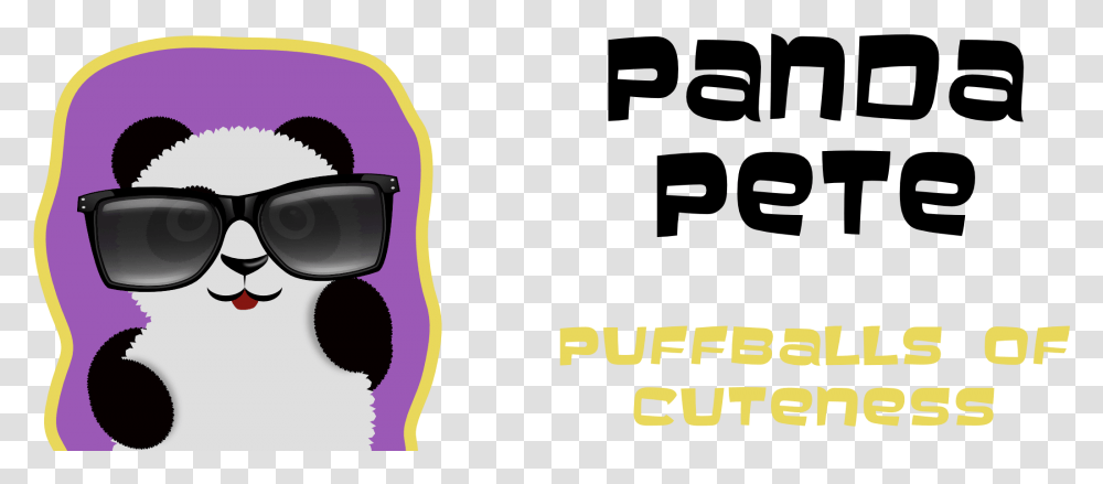 Panda Pete Line Digital Stickers Graphic Design, Sunglasses, Accessories, Accessory, Electronics Transparent Png