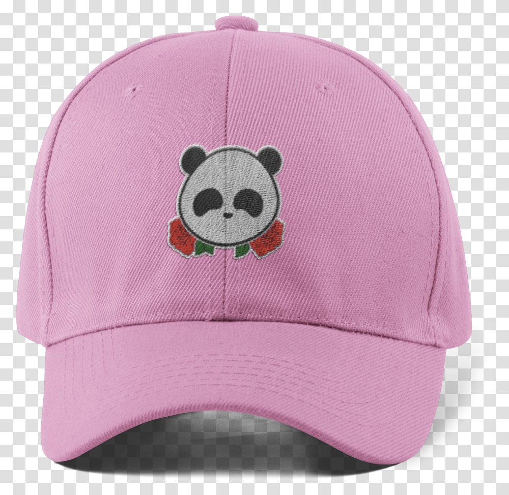 Panda Rose Dad Hat Baseball Cap, Clothing, Apparel, Swimwear, Swimming Cap Transparent Png