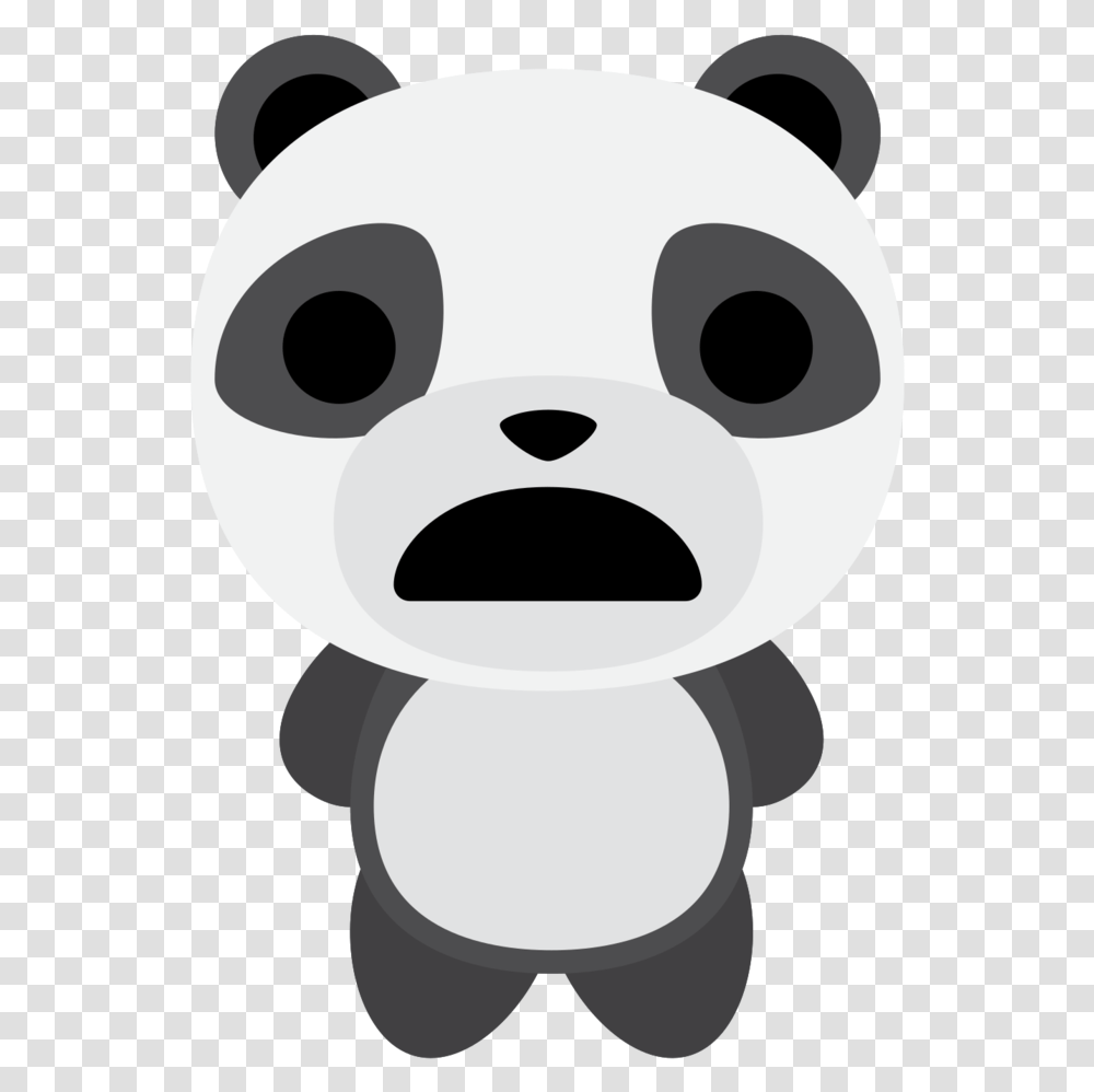 Panda Sad With Background Portable Network Graphics, Stencil, Mask Transparent Png