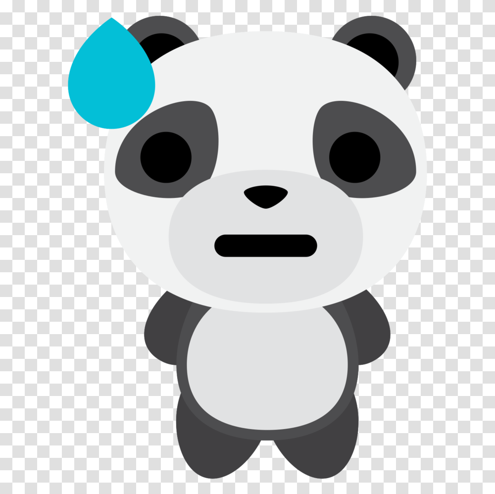 Panda Sweat With Background Panda, Stencil, Giant Panda, Bear, Wildlife Transparent Png