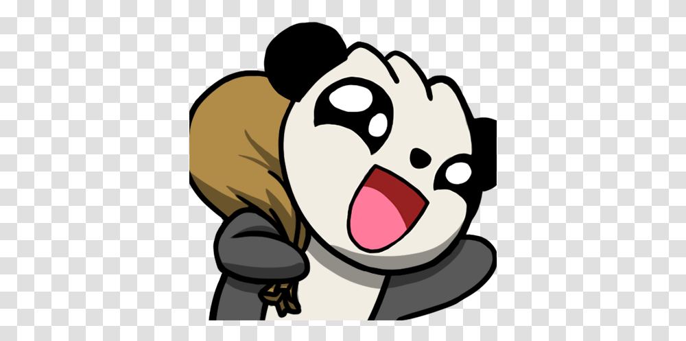 Pandabag Discord Emoji Discord Emoji Panda Pack, Angry Birds, Animal, Beak Transparent Png