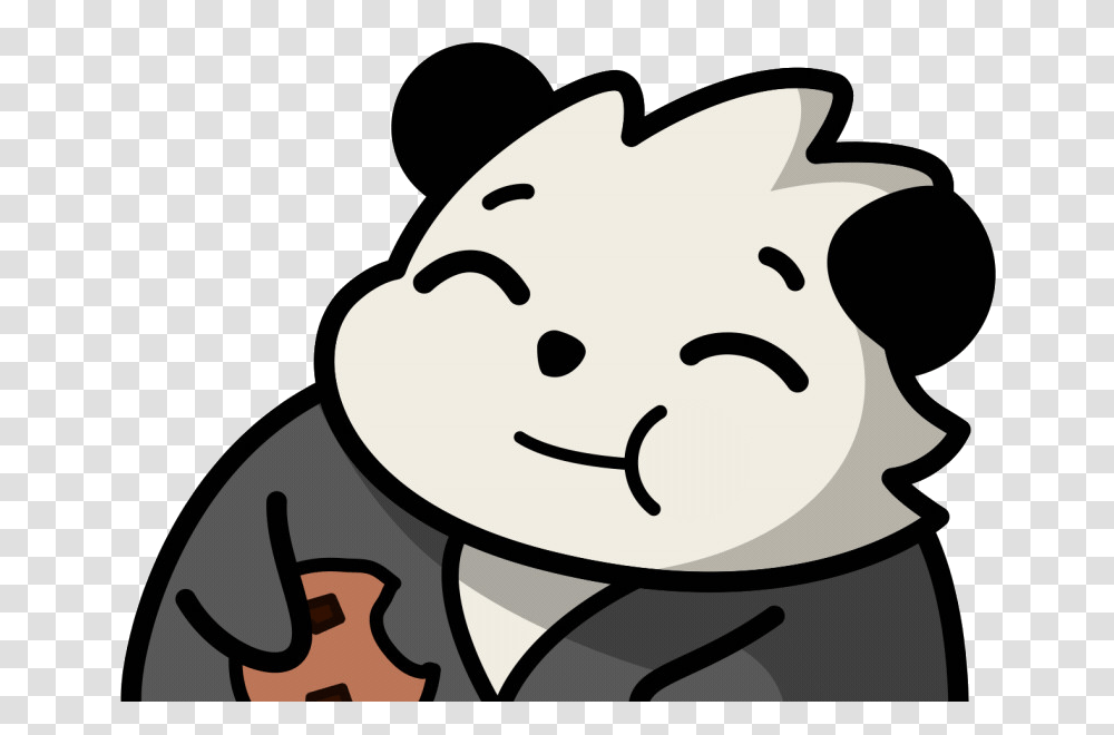 Pandacookie, Stencil, Giant Panda, Bear, Wildlife Transparent Png