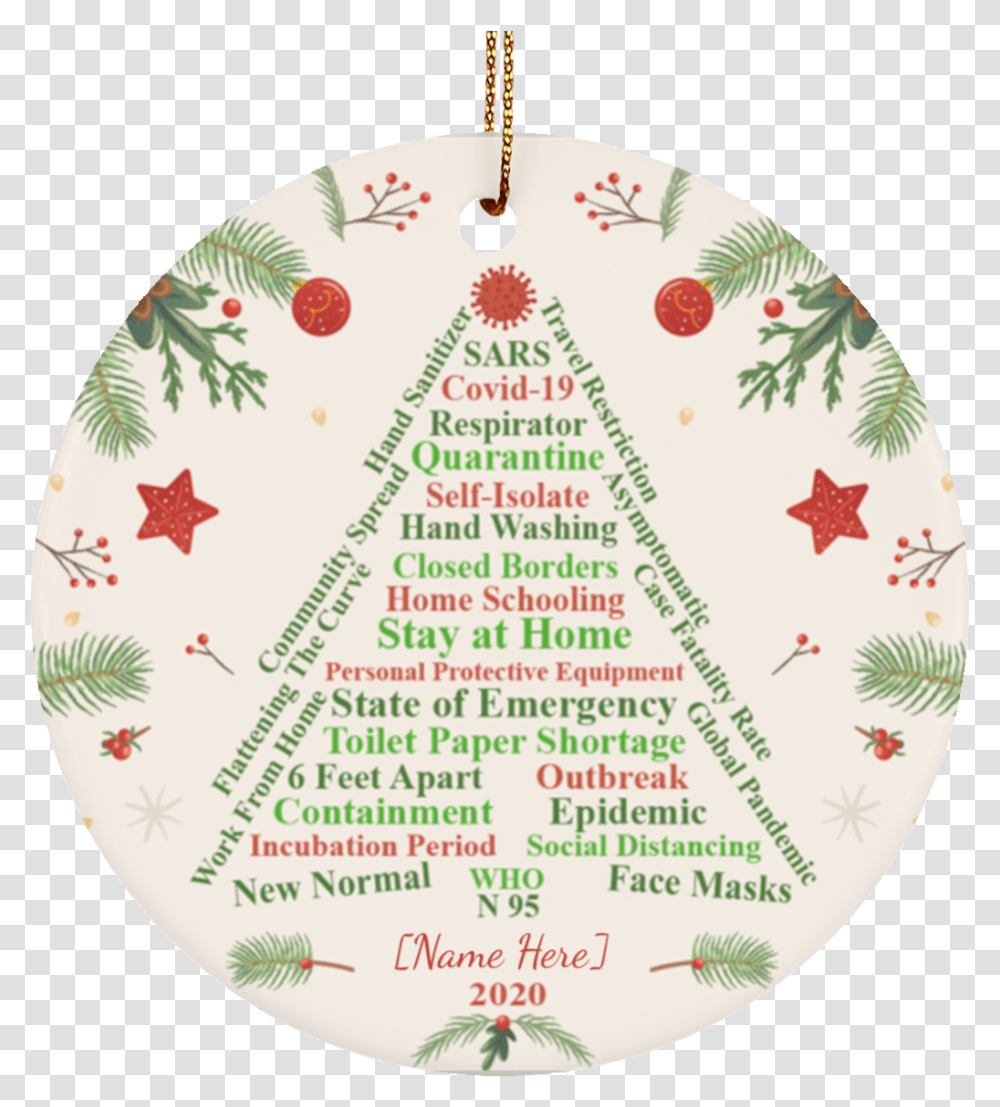 Pandemic Christmas Ornament Kepalan Tangan Perlawanan, Meal, Food, Dish, Text Transparent Png