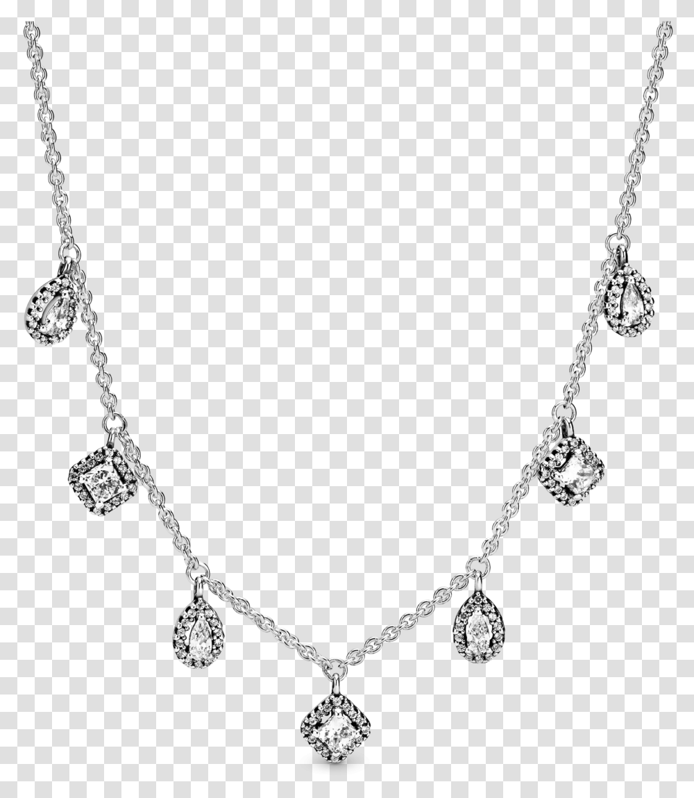 Pandora Title Tag Pandora Geometric Shapes Necklace, Diamond, Gemstone, Jewelry, Accessories Transparent Png