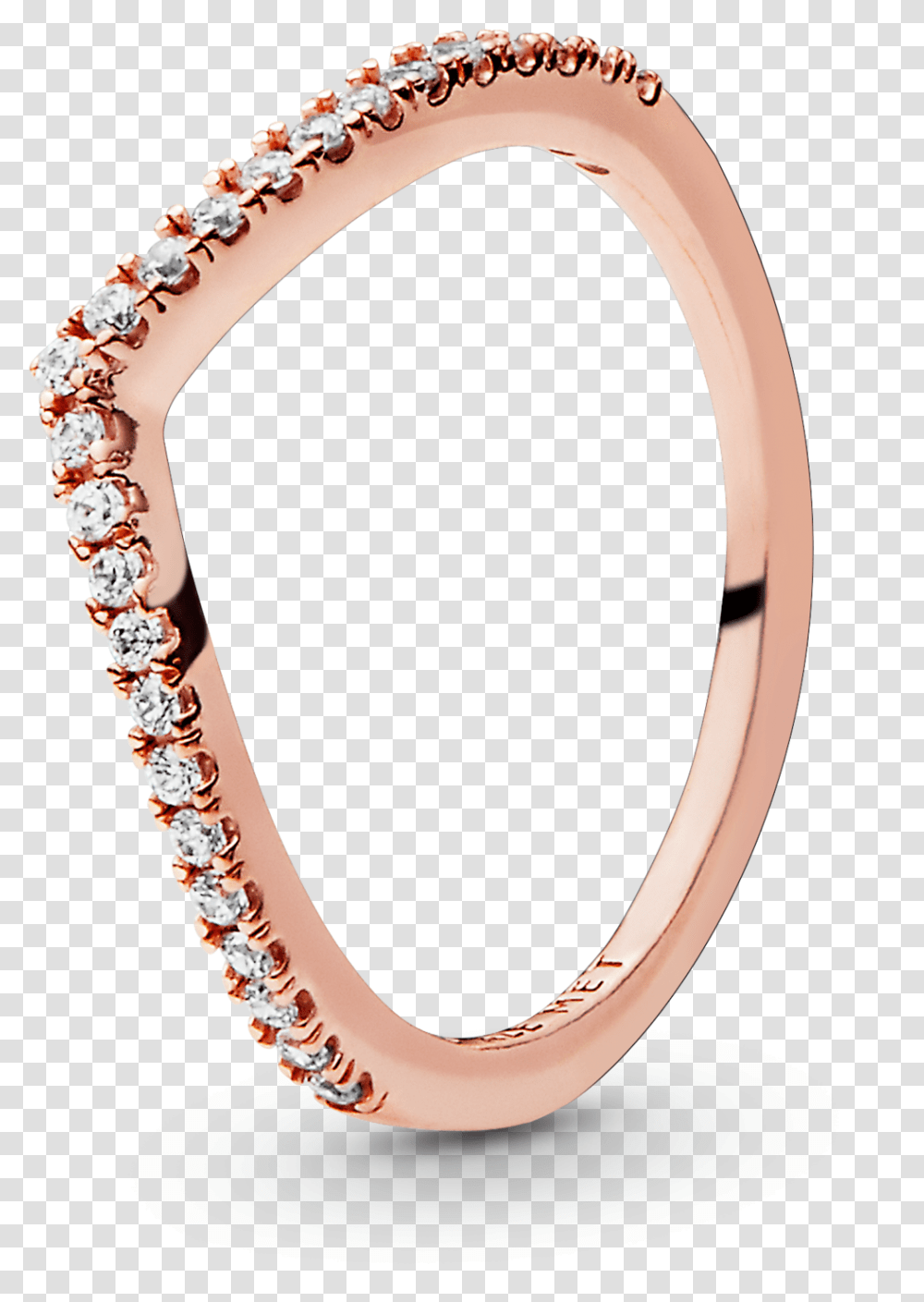 Pandora Title Tag Pandora Sparkling Wishbone Ring Rose Gold, Necklace, Jewelry, Accessories, Accessory Transparent Png