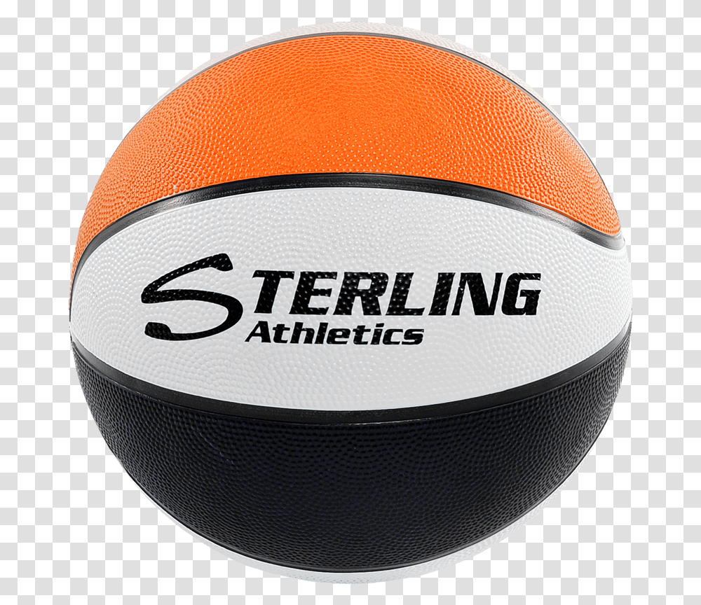 Panel Rubber Camp Ball Orange Black White Basketball, Sport, Sports, Helmet Transparent Png