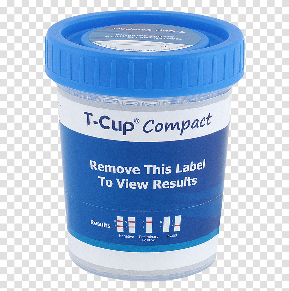 Panel T Cup Compact Drug Test Cup Clia Waived 25box Cosmetics, Paint Container Transparent Png