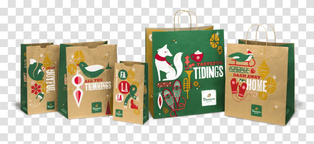 Panera Tasteful Tidings Bags Panera Bag With Handles, Box, Cardboard, Book, Carton Transparent Png