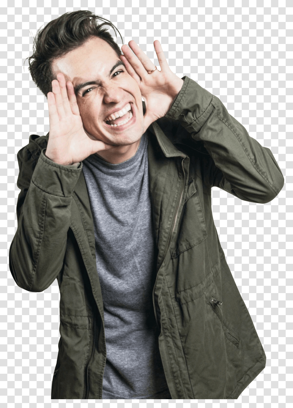 Panic At The Disco All Time Low Alex 2017, Face, Person, Laughing Transparent Png