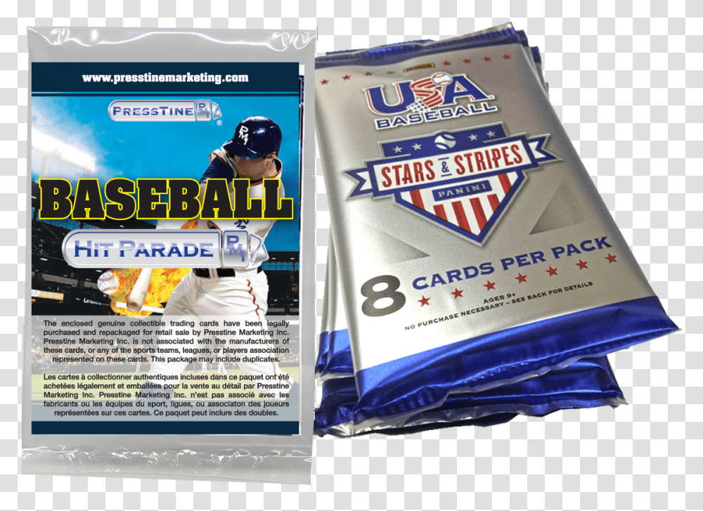Panini Baseball Stars And Stripes Packaging And Labeling, Flyer, Poster, Paper, Advertisement Transparent Png